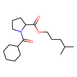 L-Proline, N-(cyclohexanecarbonyl)-, isohexyl ester