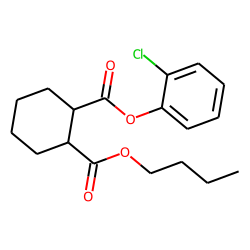 1,2-Cyclohexanedicarboxylic acid, butyl 2-chlorophenyl ester