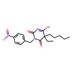 1-(P-nitrobenzyl)-5-amyl-5-ethylbarbituric acid