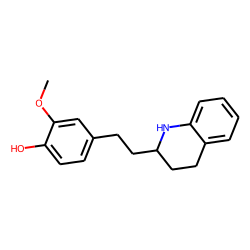 3'-methoxy,4'-hydroxyphenyl- ethyl)-1,2,3,4-tetrahydromethylquinoline