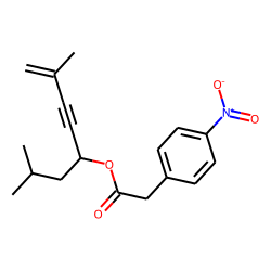 Benzeneacetic acid, 4-nitro-, 2,7-dimethyloct-1-en-3-yn-5-yl ester
