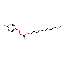 Acetic acid, (4-chlorophenoxy)-, decyl ester