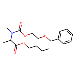 DL-Alanine, N-methyl-N-(2-benzyloxyethoxycarbonyl)-, butyl ester
