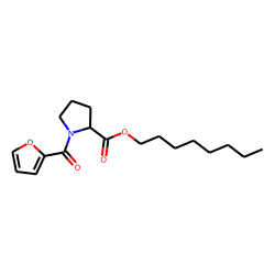 L-Proline, N-(furoyl-2)-, octyl ester
