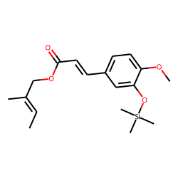 2-Methyl-2-butenyl (E)-isoferulate, TMS