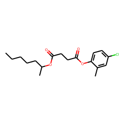 Succinic acid, hept-2-yl 4-chloro-2-methylphenyl ester