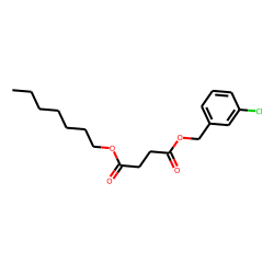 Succinic acid, 3-chlorobenzyl heptyl ester