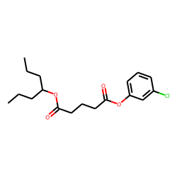 Glutaric acid, 3-chlorophenyl hept-4-yl ester