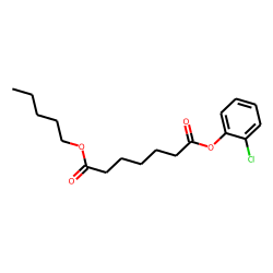 Pimelic acid, 2-chlorophenyl pentyl ester
