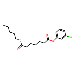 Pimelic acid, 3-chlorophenyl pentyl ester