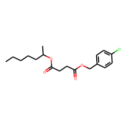 Succinic acid, hept-2-yl 4-chlorobenzyl ester