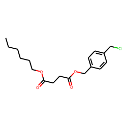Succinic acid, 4-(chloromethyl)benzyl hexyl ester