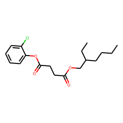 Succinic acid, 2-ethylhexyl 2-chlorophenyl ester