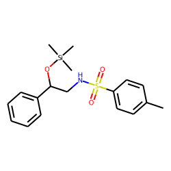 N-(2-Hydroxy-2-phenyl-ethyl)-4-methyl-benzenesulfonamide, trimethylsilyl ether