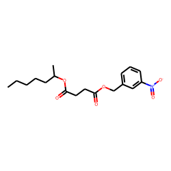 Succinic acid, hept-2-yl 3-nitrobenzyl ester