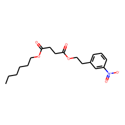 Succinic acid, hexyl 2-(3-nitrophenyl)ethyl ester