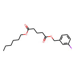 Glutaric acid, hexyl 3-iodobenzyl ester
