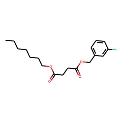 Succinic acid, 3-fluorobenzyl heptyl ester
