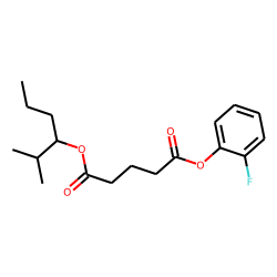 Glutaric acid, 2-fluorophenyl 2-methylhex-3-yl ester