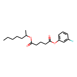 Glutaric acid, hept-2-yl 3-fluorophenyl ester