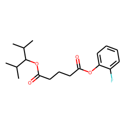 Glutaric acid, 2-fluorophenyl 2,4-dimethylpent-3-yl ester