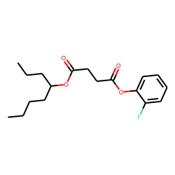 Succinic acid, 2-fluorophenyl 4-octyl ester