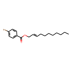 4-Bromobenzoic acid, undec-2-enyl ester