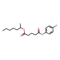 Glutaric acid, hept-2-yl 4-bromophenyl ester