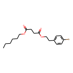 Succinic acid, 4-bromophenethyl hexyl ester