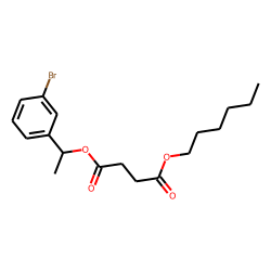 Succinic acid, 1-(3-bromophenyl)ethyl hexyl ester