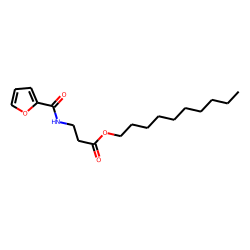 «beta»-Alanine, N-(2-furoyl)-, decyl ester