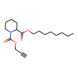 Pipecolic acid, N-propargyloxycarbonyl-, octyl ester