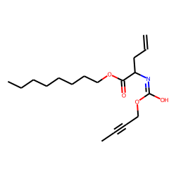 2-Aminopent-4-enoic acid, N-(but-2-yn-1-yloxycarbonyl)-, octyl ester