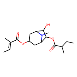 3-Tigloyloxy-6-isovaleroyloxy-7-hydroxytropane
