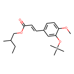 2-Methylbutyl (E)-isoferulate, TMS