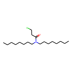 Propanamide, N,N-dioctyl-3-chloro-