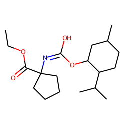1-Aminocyclopentanecarboxylic acid, N-((1R)-(-)-menthyloxycarbonyl)-, ethyl ester