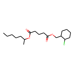 Glutaric acid, (2-chlorocyclohexyl)methyl hept-2-yl ester