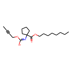 1-Aminocyclopentanecarboxylic acid, N-(but-2-yn-1-yloxycarbonyl)-, octyl ester