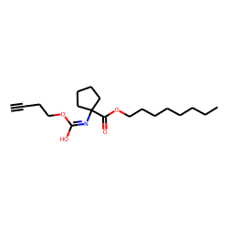 1-Aminocyclopentanecarboxylic acid, N-(but-3-yn-1-yloxycarbonyl)-, octyl ester
