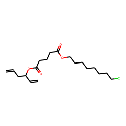 Glutaric acid, hexa-1,5-dien-3-yl 8-chlorooctyl ester