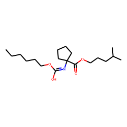 1-Aminocyclopentanecarboxylic acid, N-hexyloxycarbonyl-, isohexyl ester