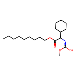 Glycine, 2-cyclohexyl-N-methoxycarbonyl-, nonyl ester