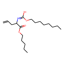 2-Aminopent-4-enoic acid, N-octyloxycarbonyl-, pentyl ester