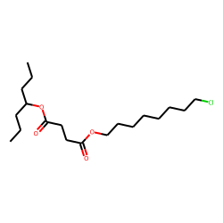 Succinic acid, 8-chlorooctyl 4-heptyl ester
