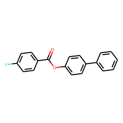 4-Fluorobenzoic acid, 4-biphenyl ester