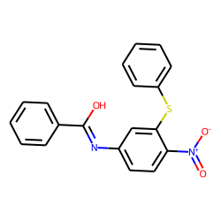 Aniline, n-benzoyl-4-nitro-3-phenylthio-