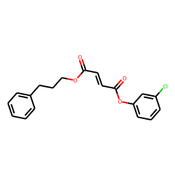 Fumaric acid, 3-phenylpropyl 3-chlorophenyl ester