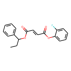 Fumaric acid, 1-phenylprop-1-yl 2-fluorophenyl ester