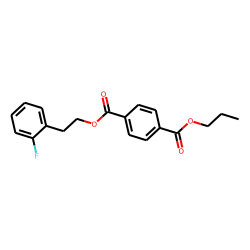 Terephthalic acid, 2-fluorophenethyl propyl ester